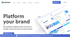 Desktop Screenshot of brandfolder.com